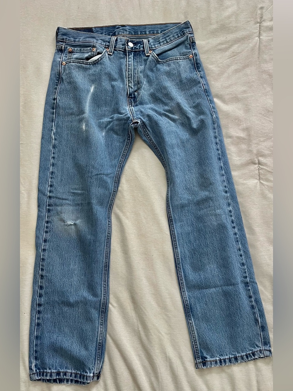 Levi's Men's Light Blue Straight-Leg Jeans